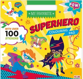My Favourite Superhero Colouring Pad