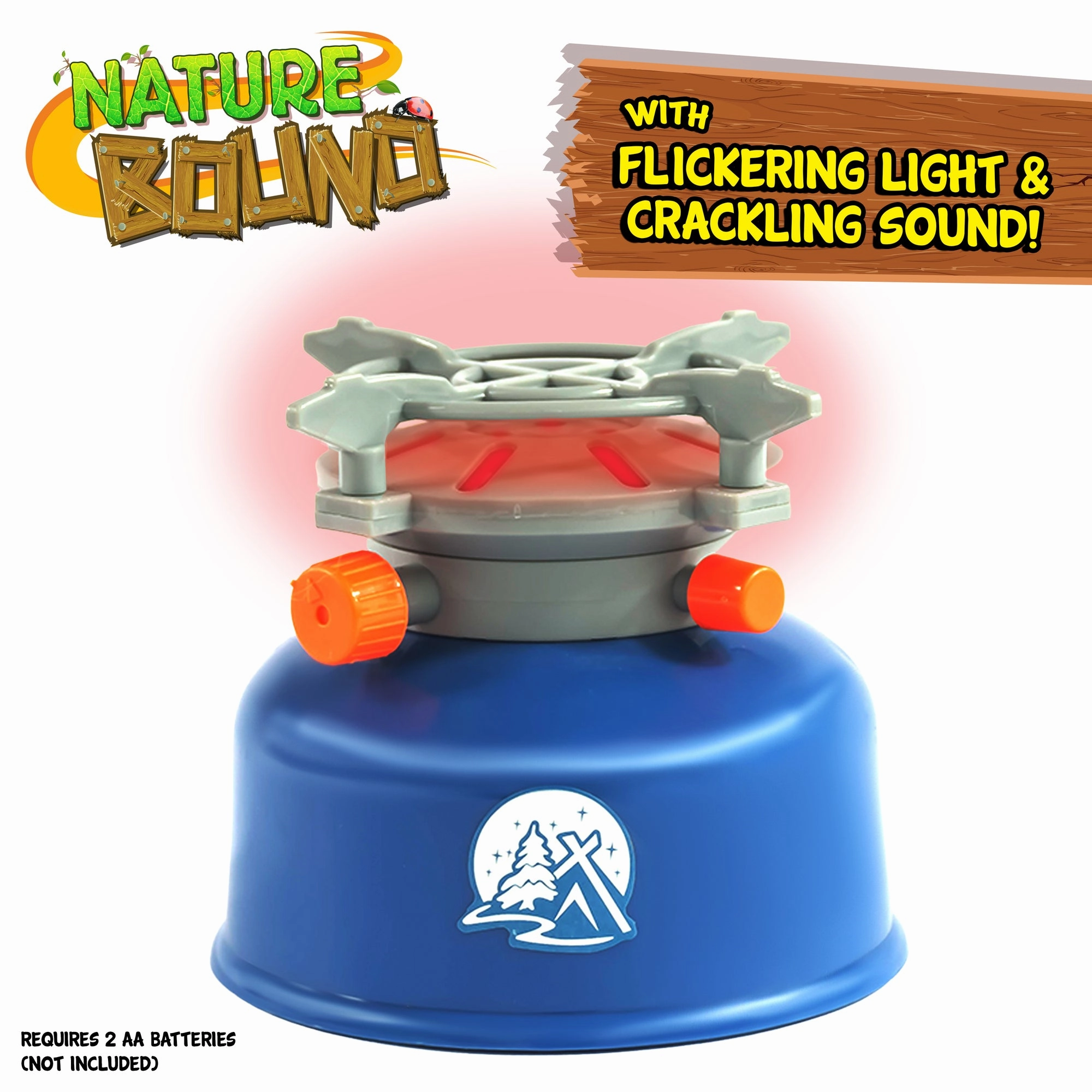 Nature Bound Camp Cookout Set with Light & Sound Burner for Kids, 15pc Set