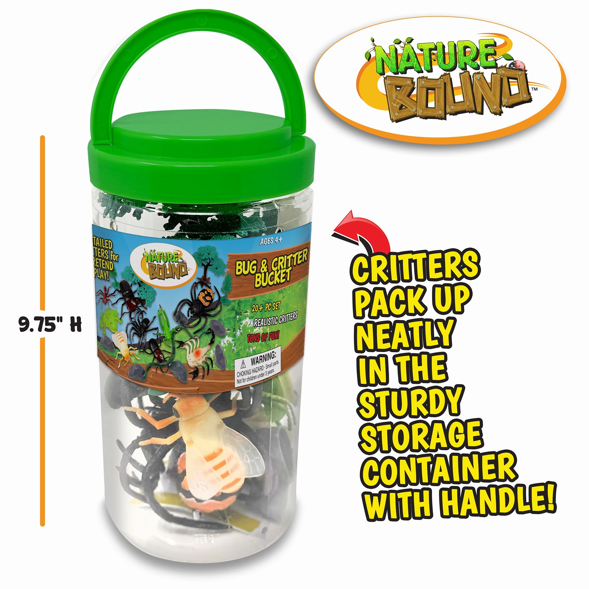 Nature Bound Critter Wonderland Bucket - 21pc Explore & Learn Set