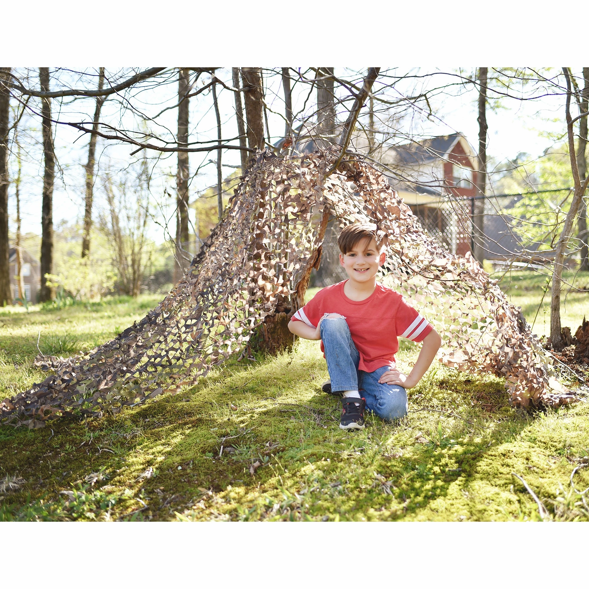Nature Bound Kids Camouflage Netting for Ultimate Fort Building