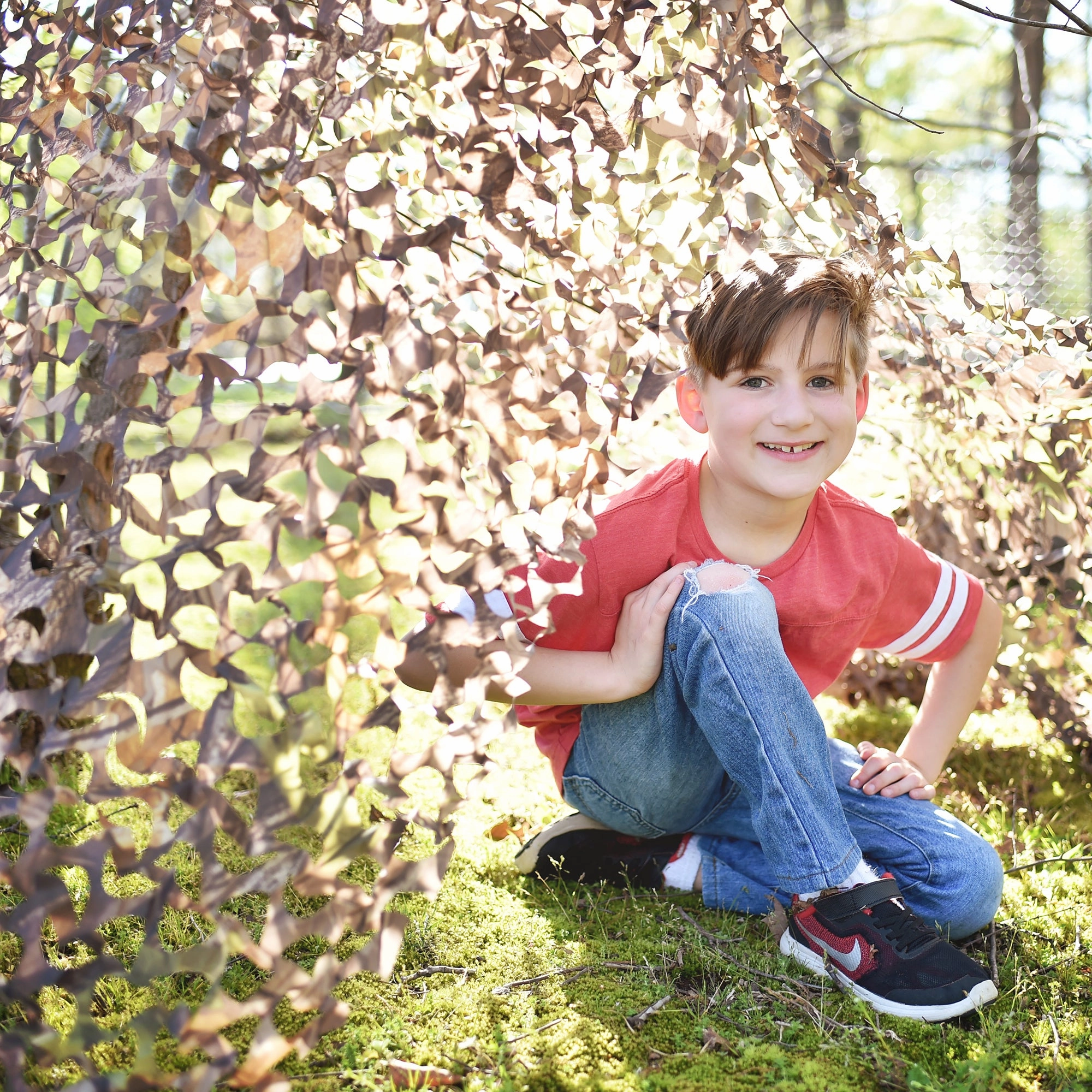 Nature Bound Kids Camouflage Netting for Ultimate Fort Building