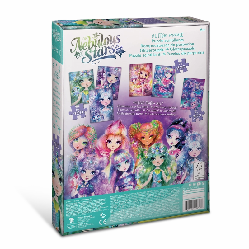 Nebulous Stars 100 Piece Glitter Puzzle Marinia & Octavia