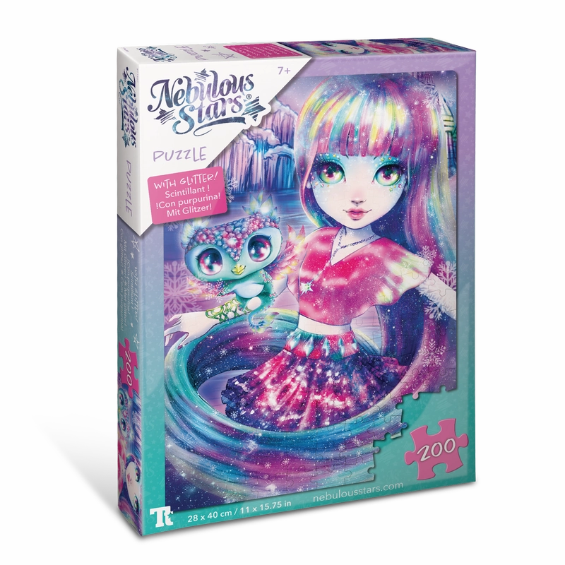 Nebulous Stars 200 Piece Glitter Puzzle Isadora & Aura