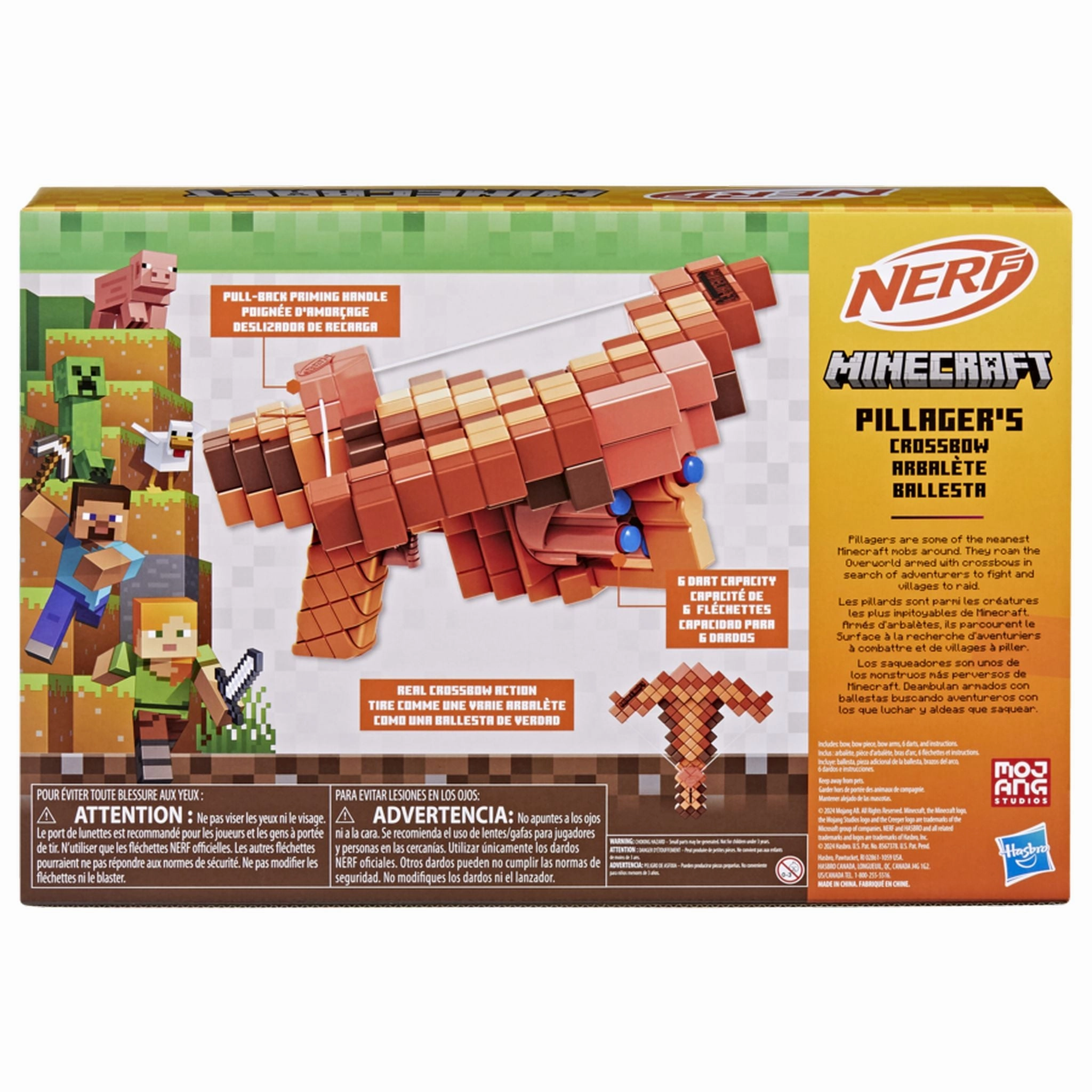 NERF Minecraft Pillagers Crossbow