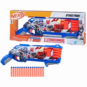 NERF Transformers Optimus Primal Blaster