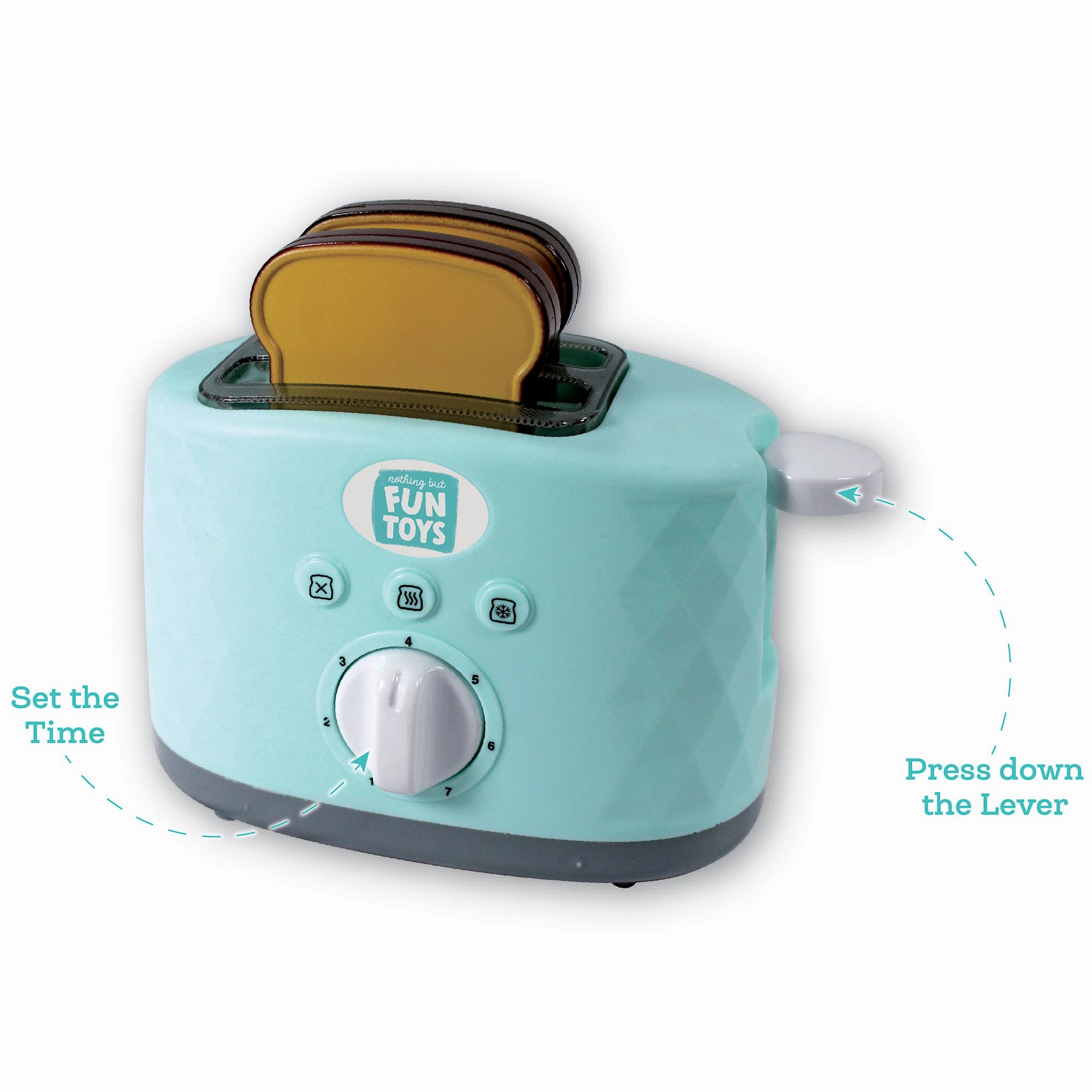 Nothing But Fun Toys My First Toaster - Teal