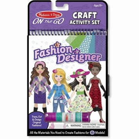 On-the-Go Craft Activity Set - Fashion Designer