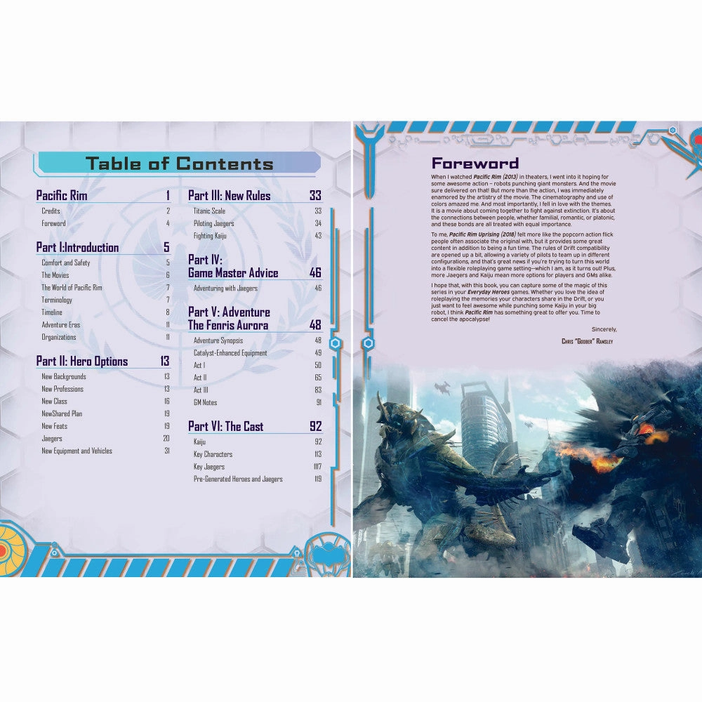 Pacific Rim Cinematic Adventure: RPG Expansion Hardback Book