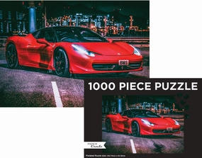 PAPER CREATE 1000 PIECE PUZZLE RED CAR
