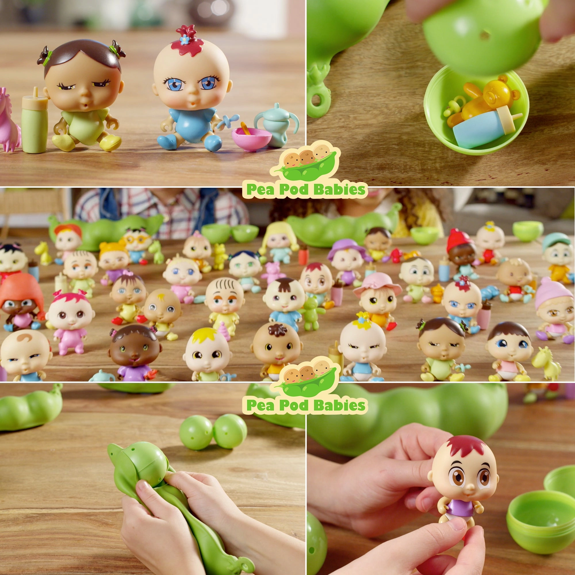 Pea Pod Babies Mystery Surprise 4pk - Mini Dolls & Accessories