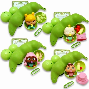 Pea Pod Babies Mystery Surprise 4pk - Mini Dolls & Accessories