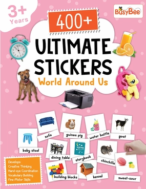 Pegasus 400  Ultimate Stickers Book - World Around Us for 3  Years Kids