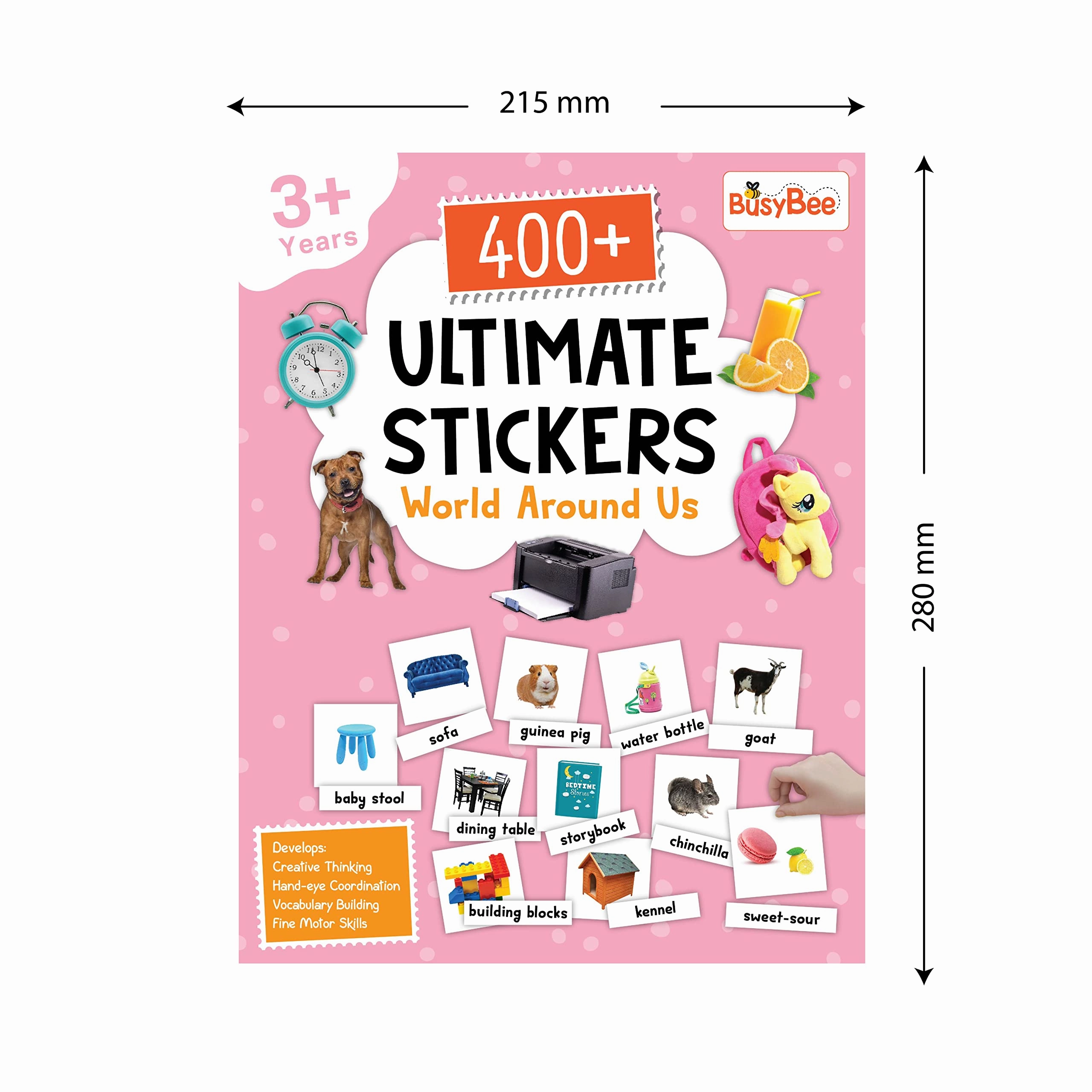 Pegasus 400  Ultimate Stickers Book - World Around Us for 3  Years Kids