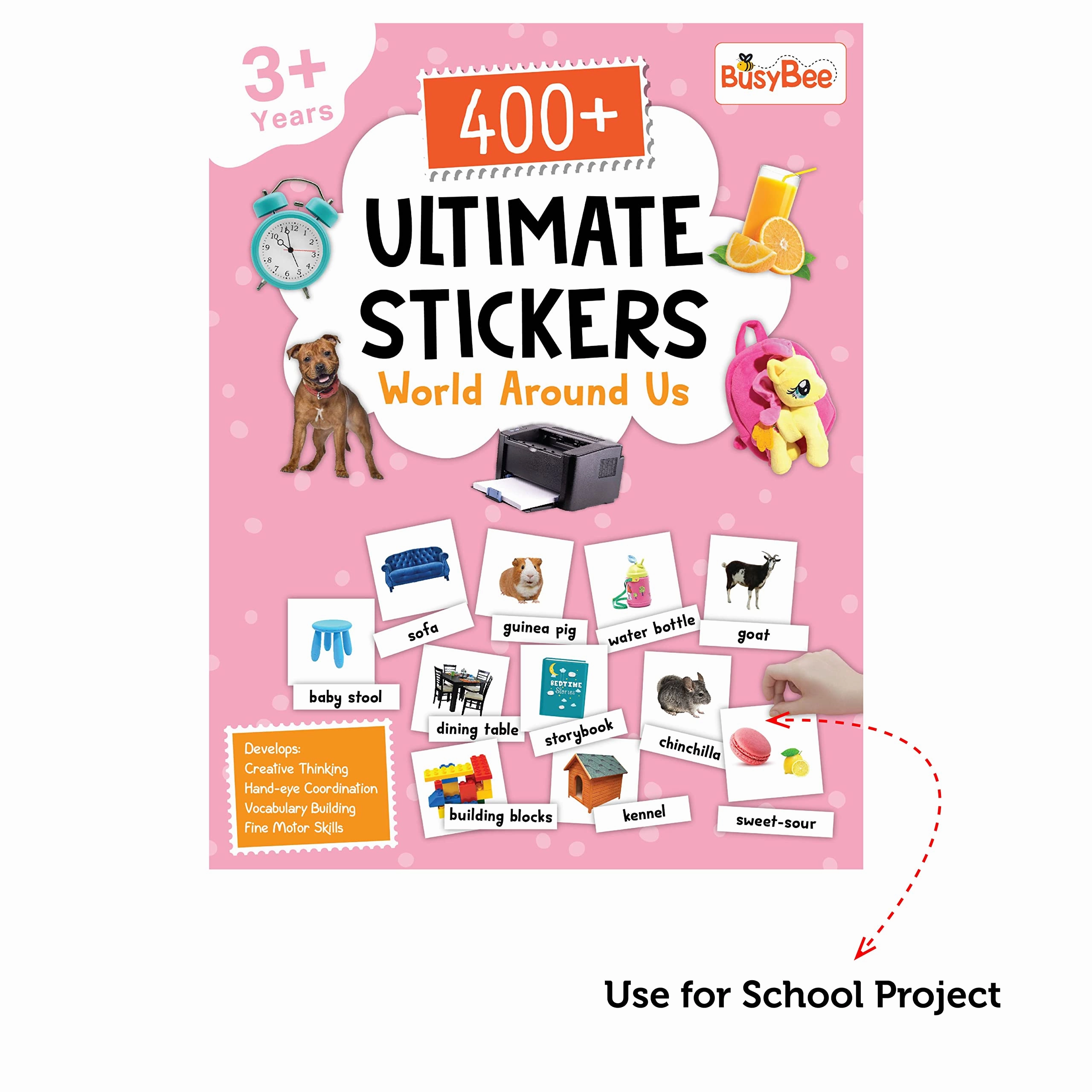 Pegasus 400  Ultimate Stickers Book - World Around Us for 3  Years Kids
