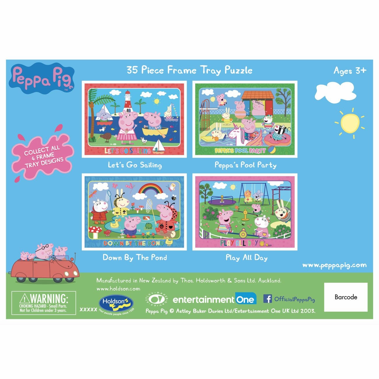 Peppa Pig 35 Piece Frame Tray Puzzle Assorted Styles