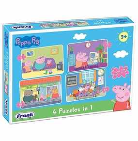 Peppa Pig - 4 in 1 Puzzle