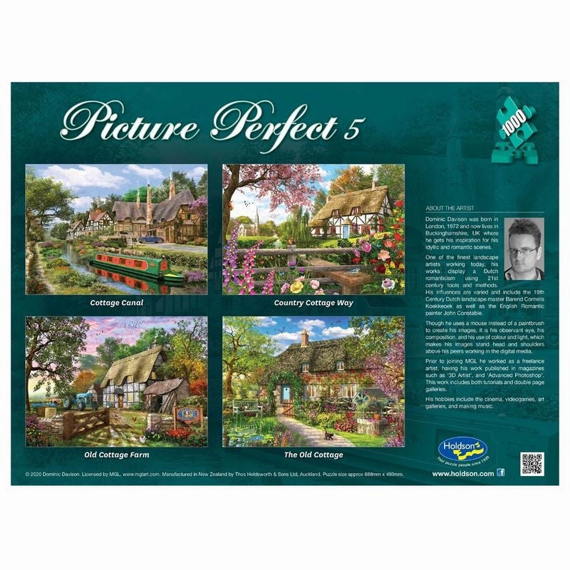 PICTURE PERFECT SERIES 5 COUNTRY COTTAGE WAY 1000 PIECE PUZZLE