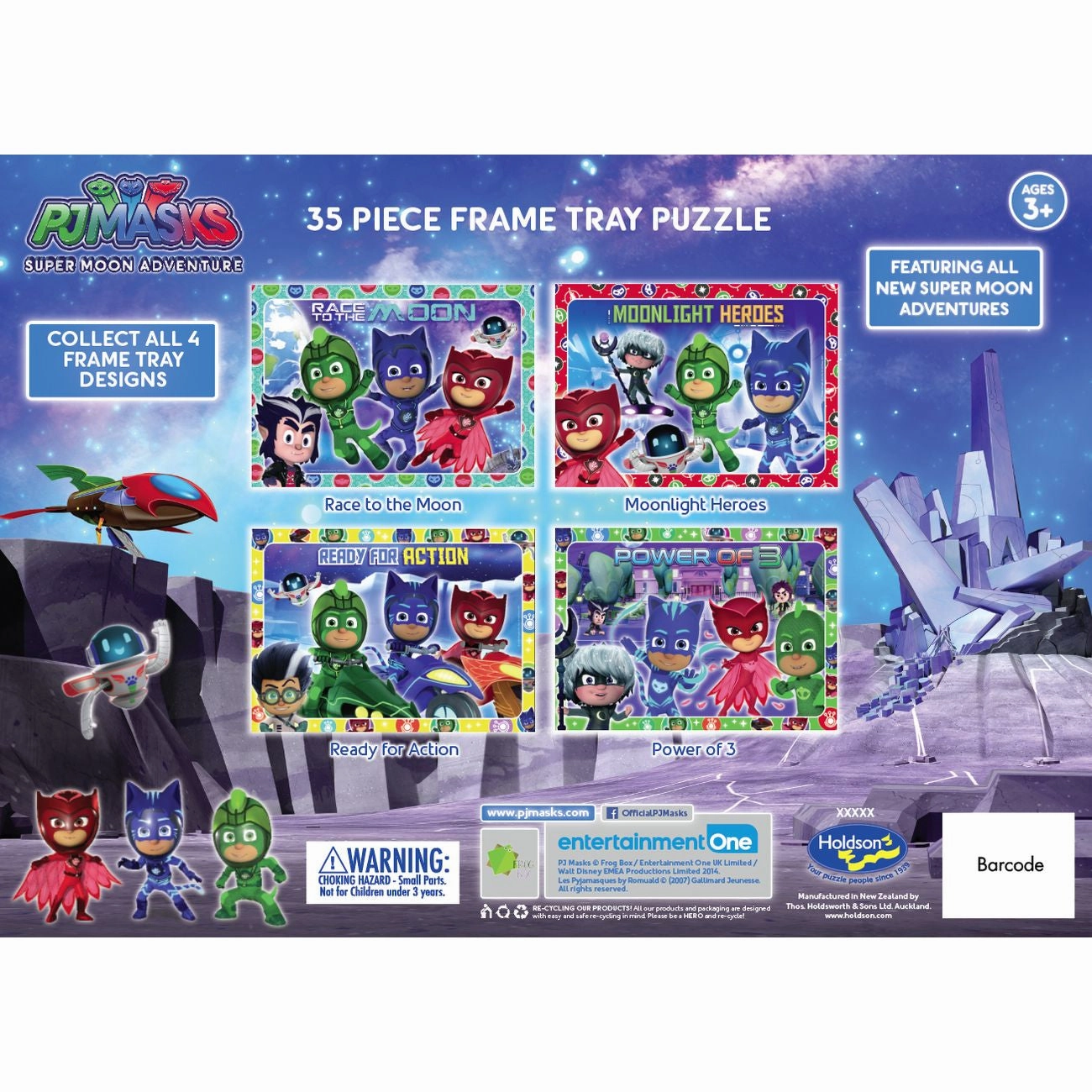 Pj Masks 35 Piece Frame Tray Puzzle Assorted Styles