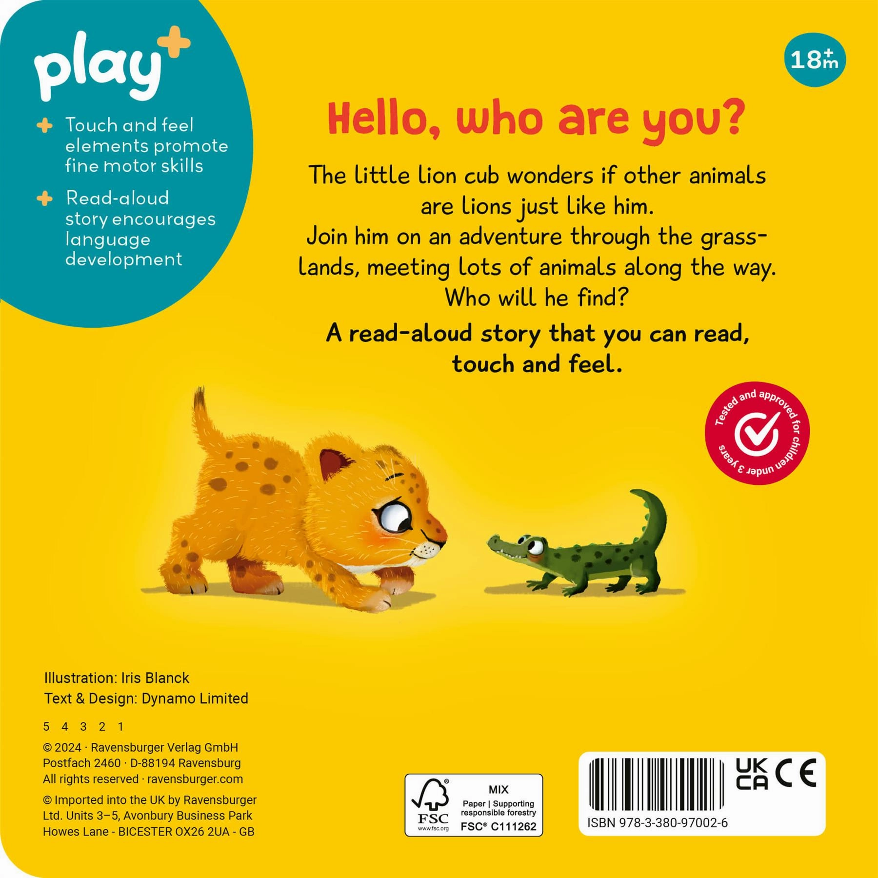 Play  Are You a Lion Like Me? Touch & Feel Board Book for Ages 18M 