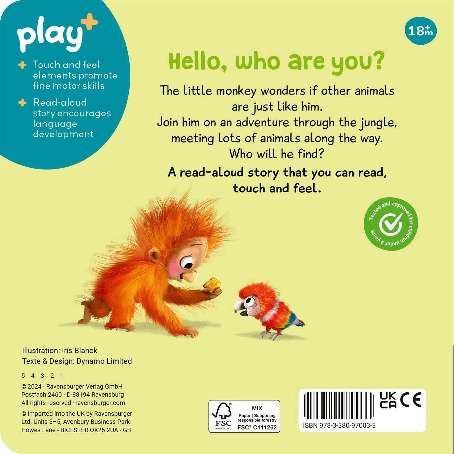 Play  Are You a Monkey Like Me? Touch & Feel Board Book for Ages 18m 