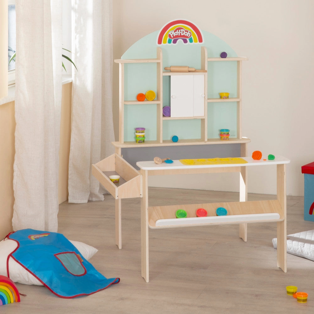 Play-Doh All-Inclusive Wooden Creative Shop Stand Set