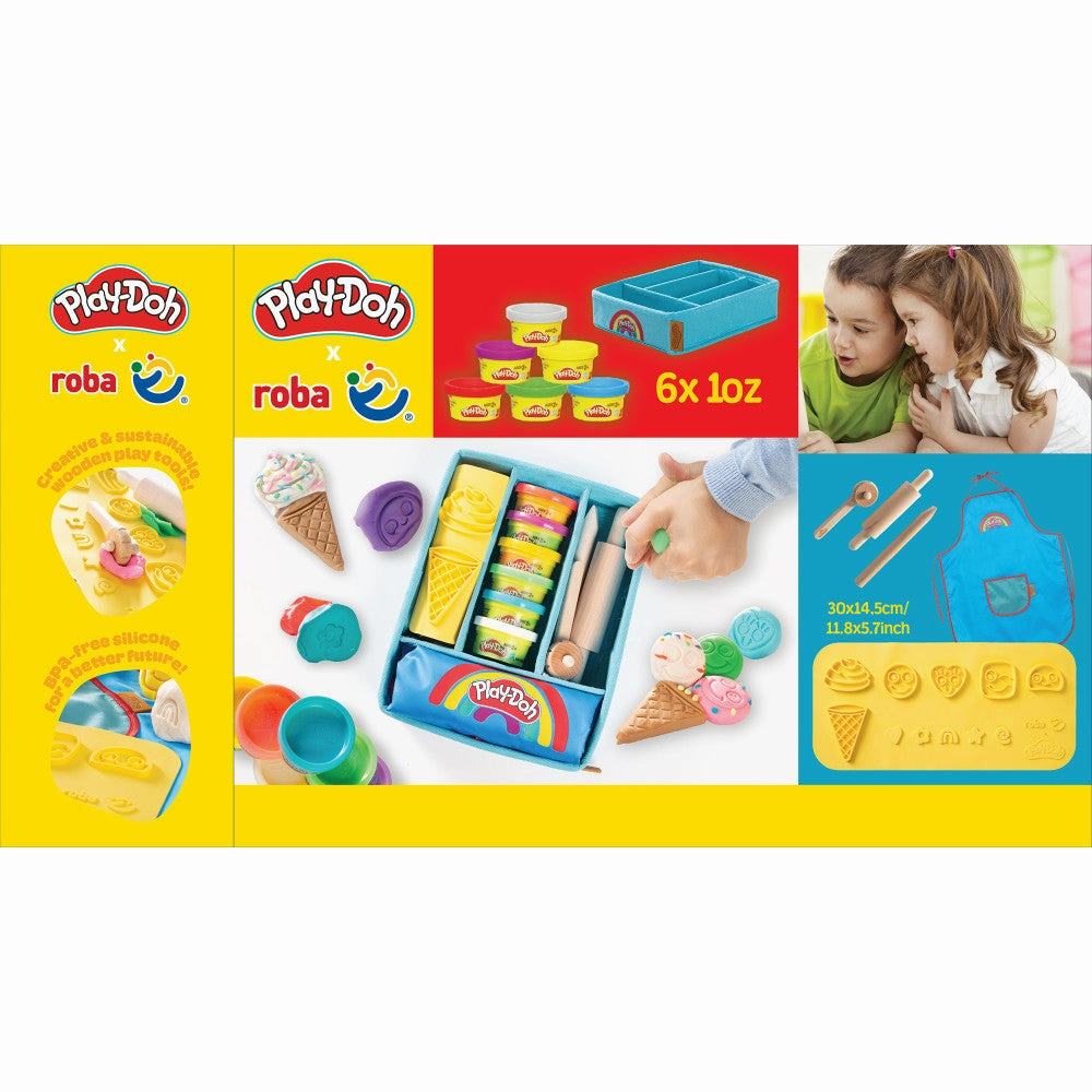 Play-Doh Creative Clay Art Playset - All-Inclusive Set with 6 Colors