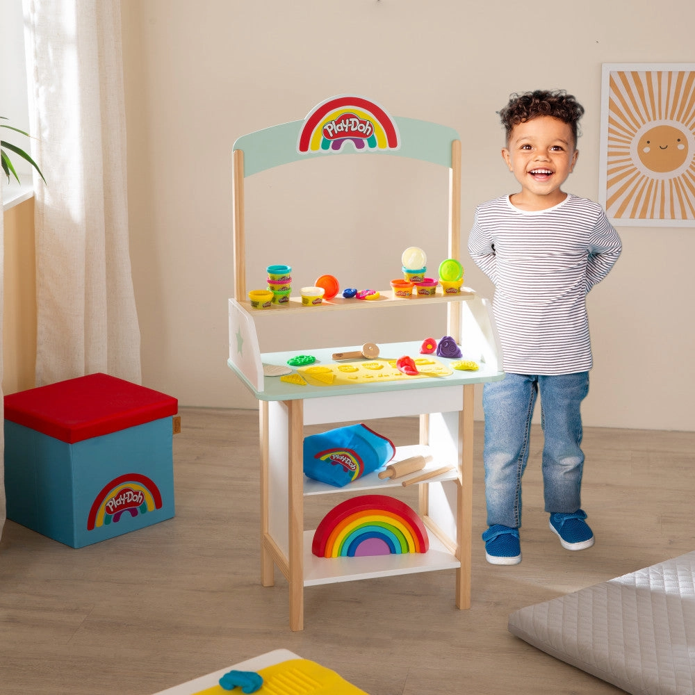 Play-Doh Wooden Ice Cream Stand Sweet Treats Play Center