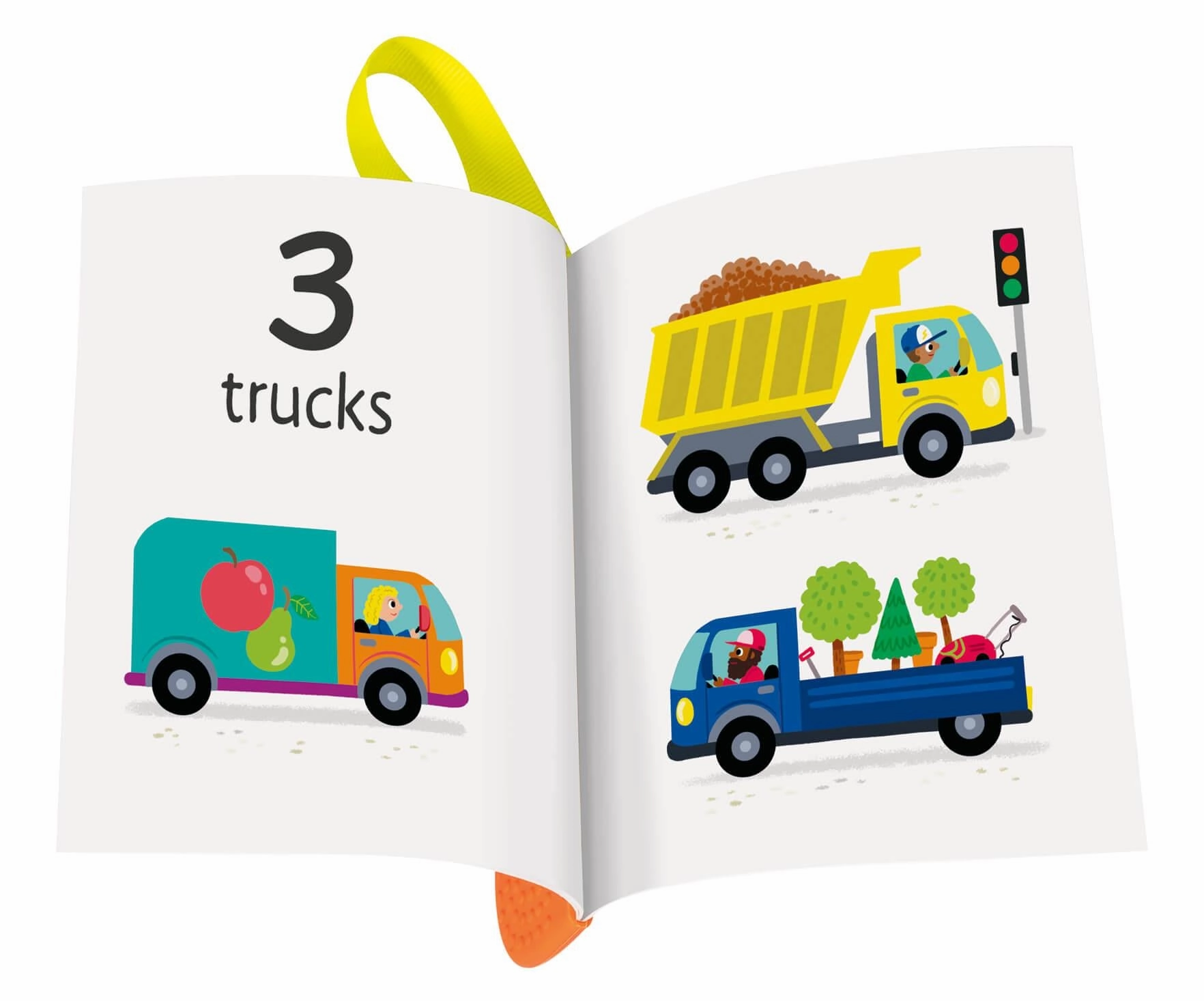 Play  Flip & Pop My First Numbers Waterproof Book with Teether Age 6M 
