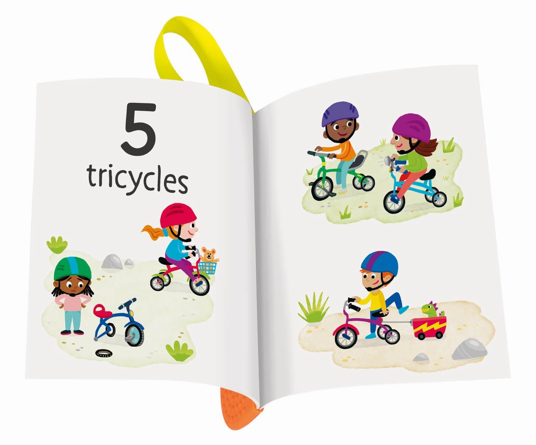 Play  Flip & Pop My First Numbers Waterproof Book with Teether Age 6M 