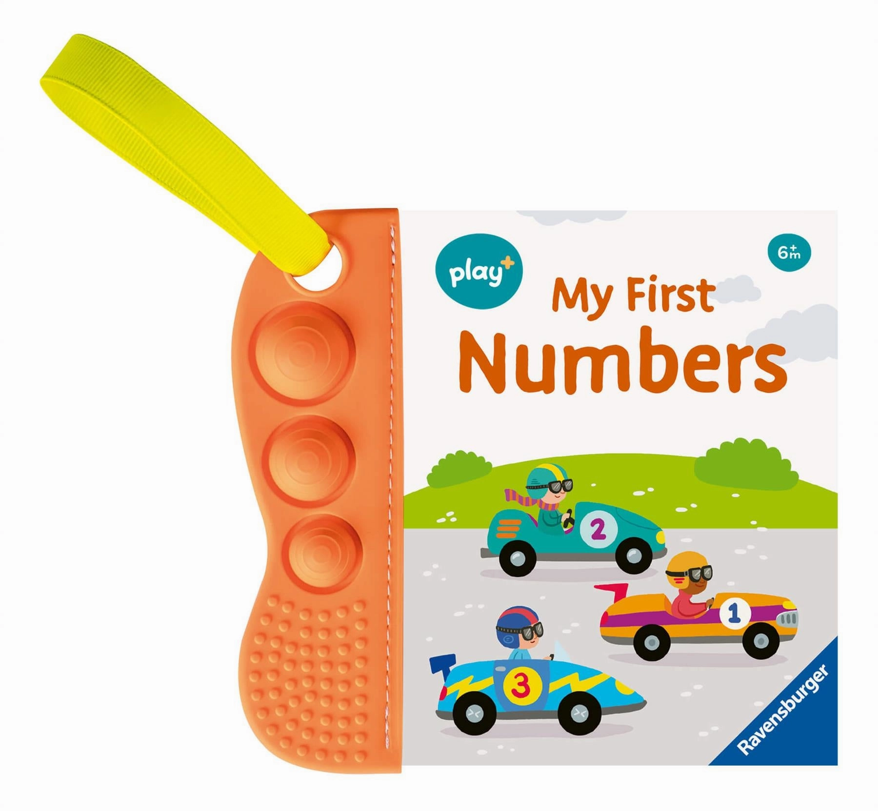 Play  Flip & Pop My First Numbers Waterproof Book with Teether Age 6M 