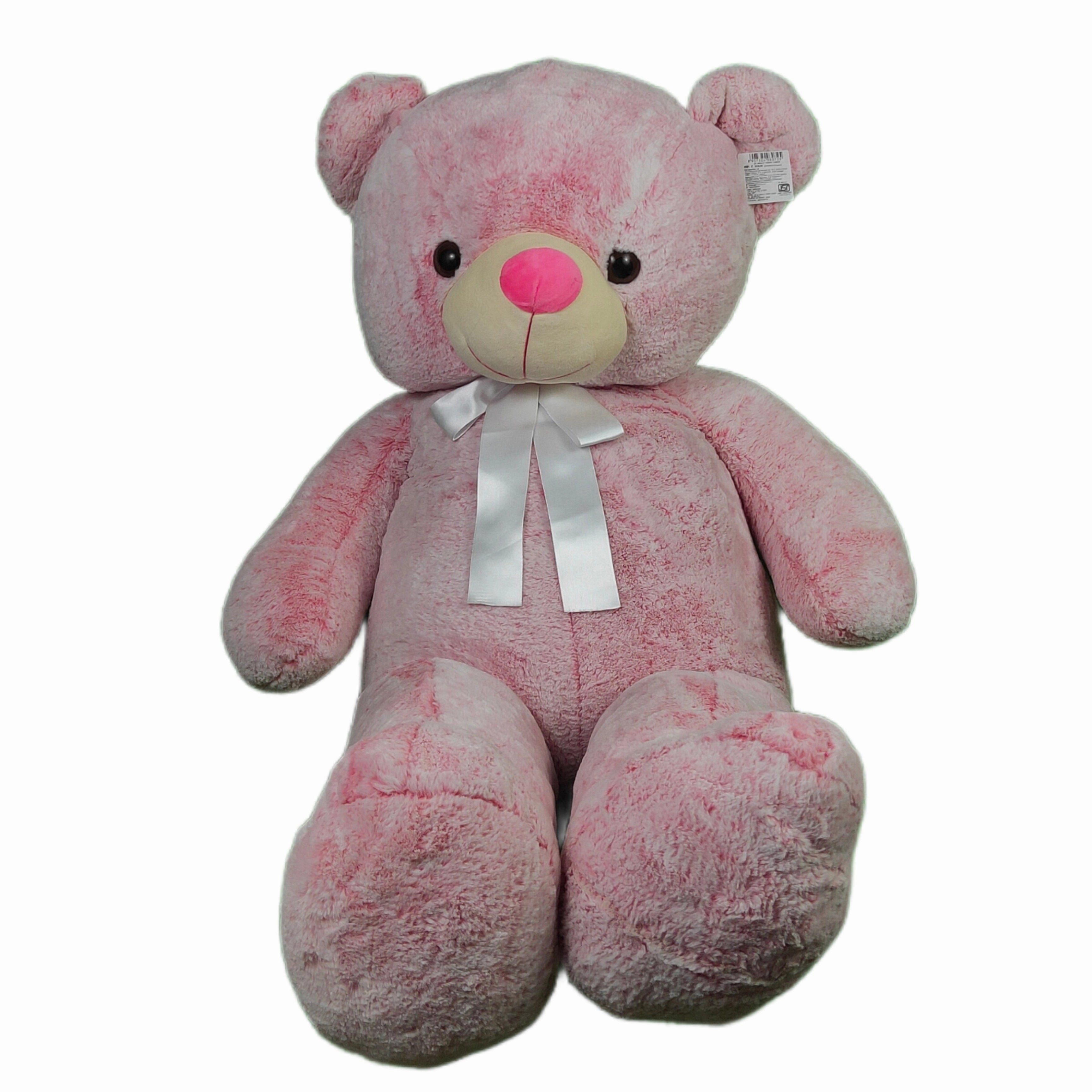 Play Hour Wolly The Teddy Bear Plush Soft Toy for Ages 3 Years and Up - Pink, 120cm