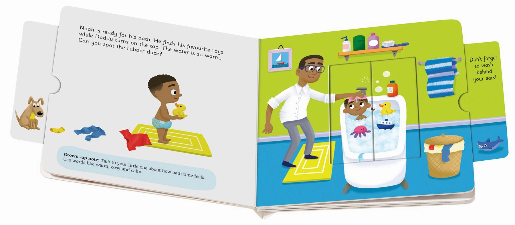 Play  Me and My Day Bedtime Interactive Sliding Board Book Ages 18M 