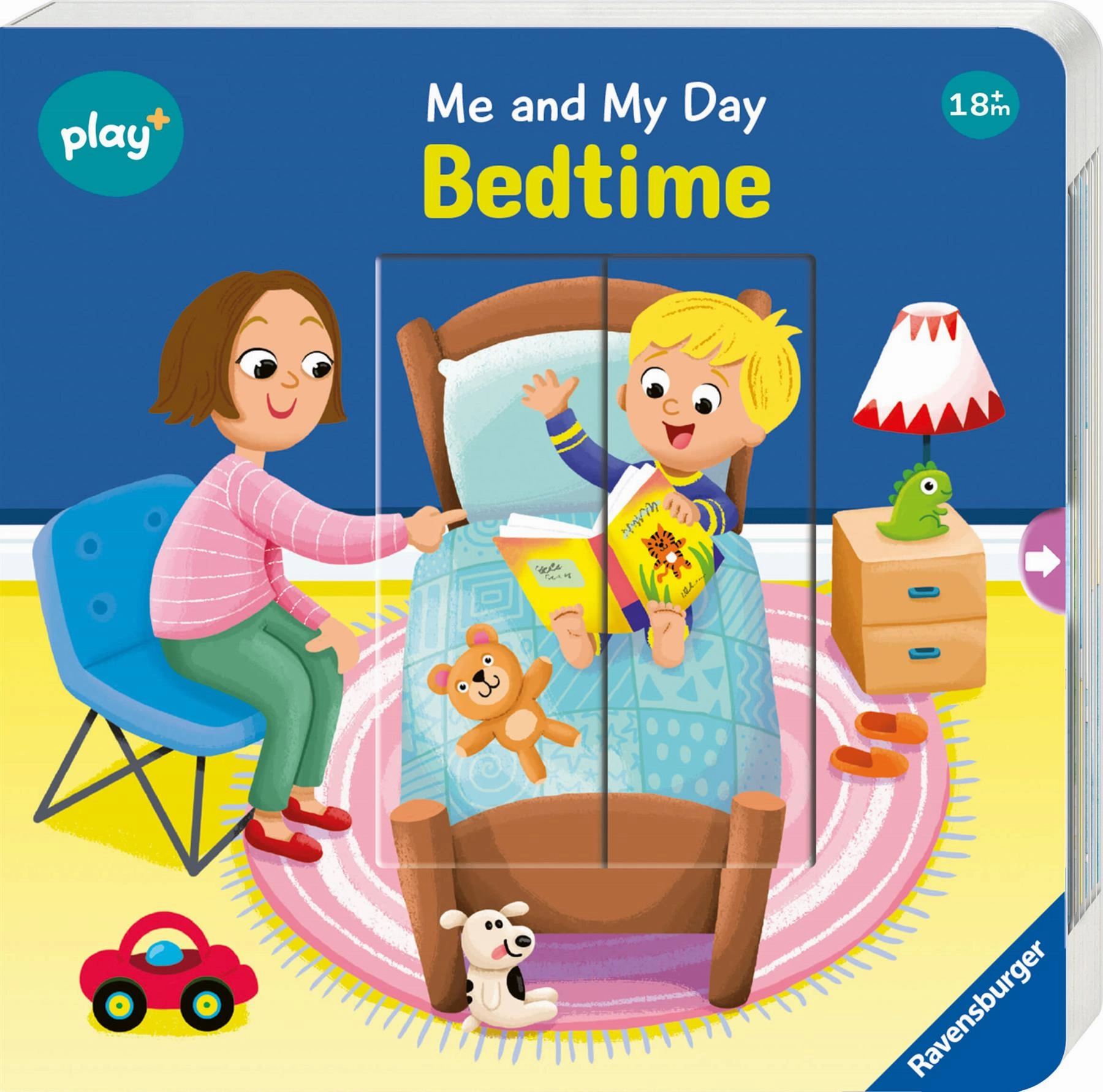 Play  Me and My Day Bedtime Interactive Sliding Board Book Ages 18M 