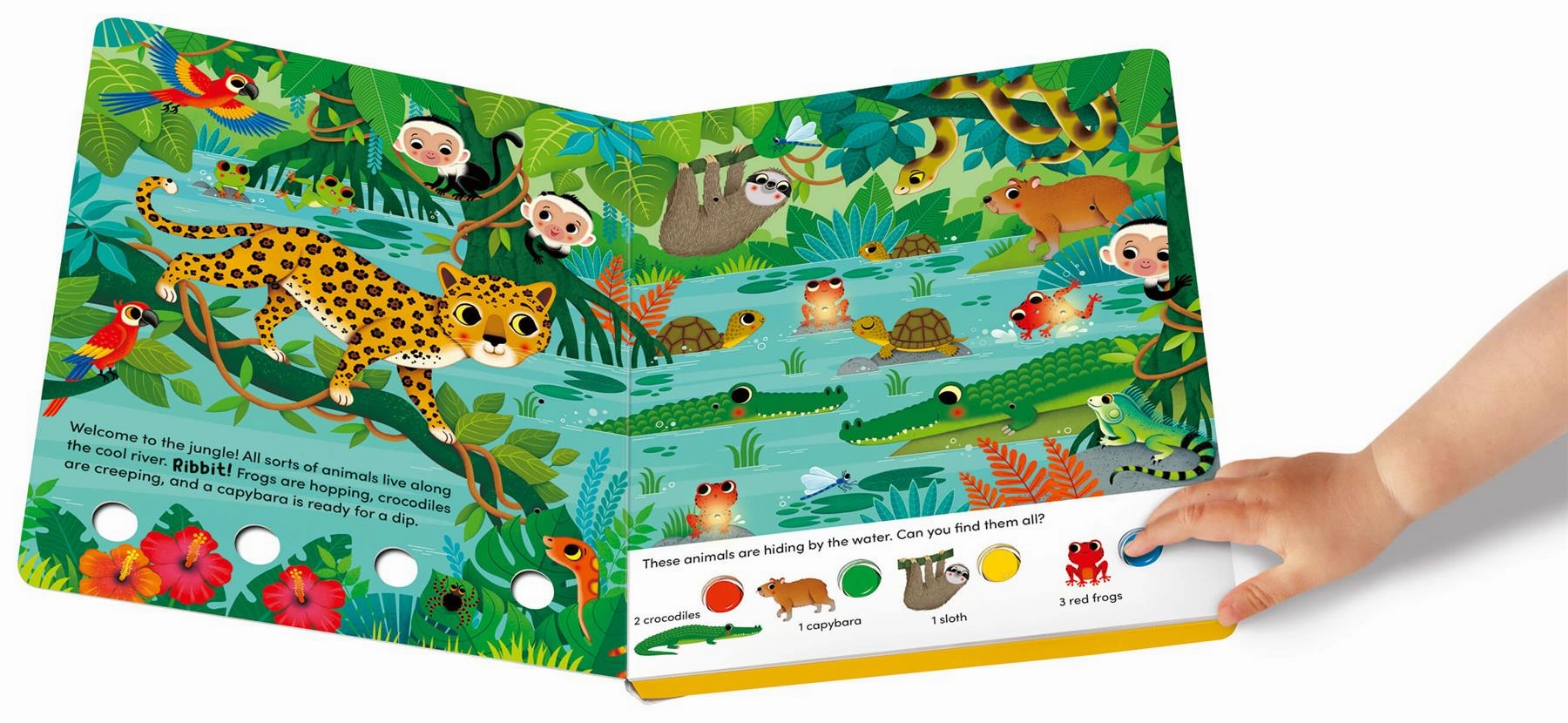 Play  Search & Shine In the Jungle Seek & Find Book with Lights Age 2 