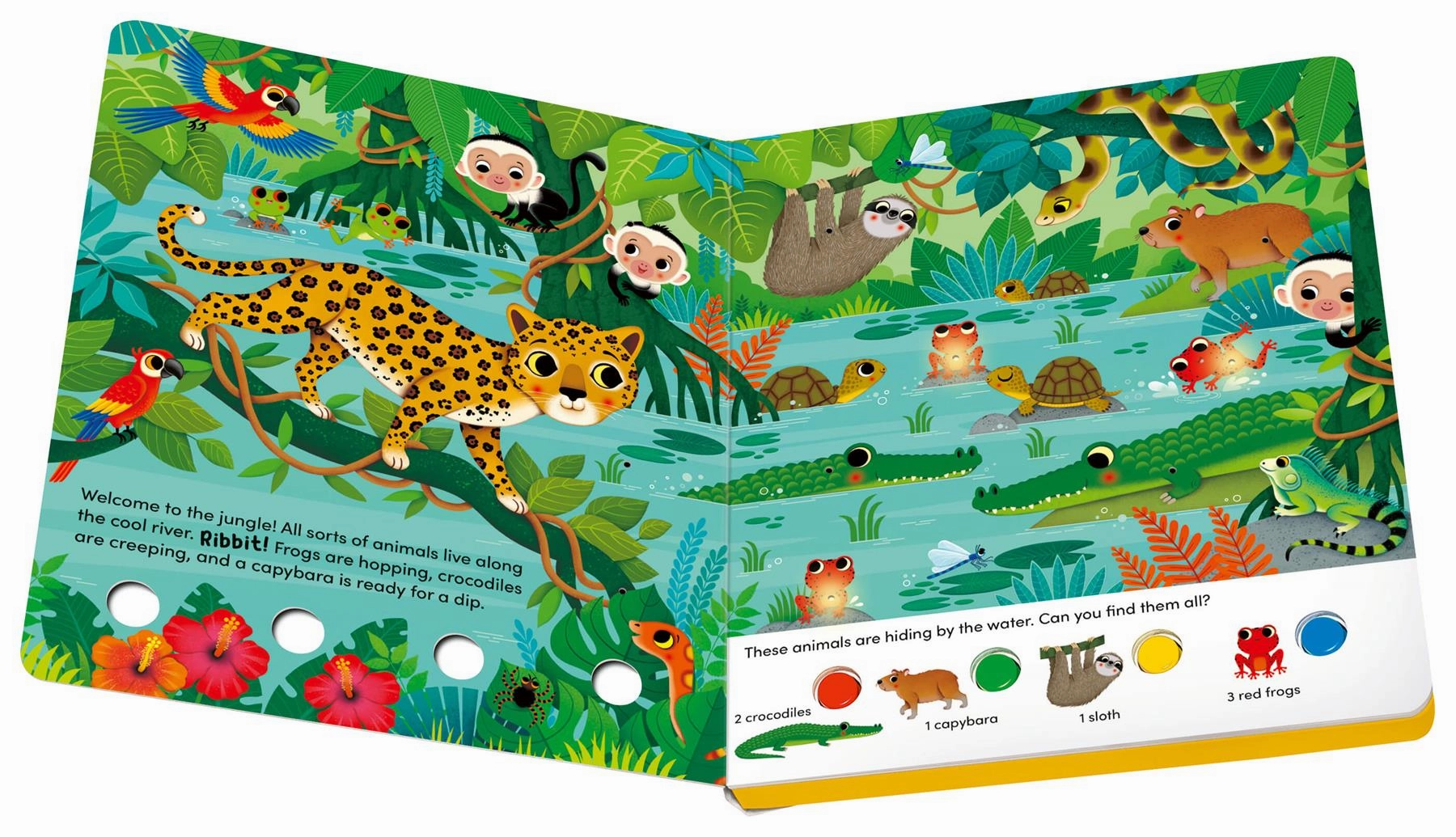 Play  Search & Shine In the Jungle Seek & Find Book with Lights Age 2 