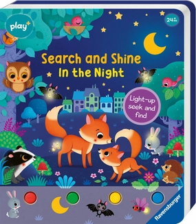 Play  Search & Shine In the Night Seek & Find Book with Lights Ages 2 