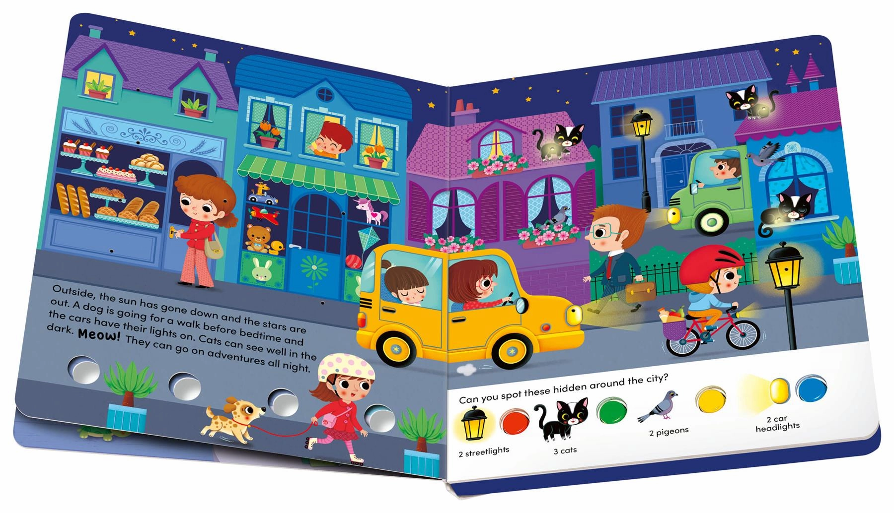Play  Search & Shine In the Night Seek & Find Book with Lights Ages 2 