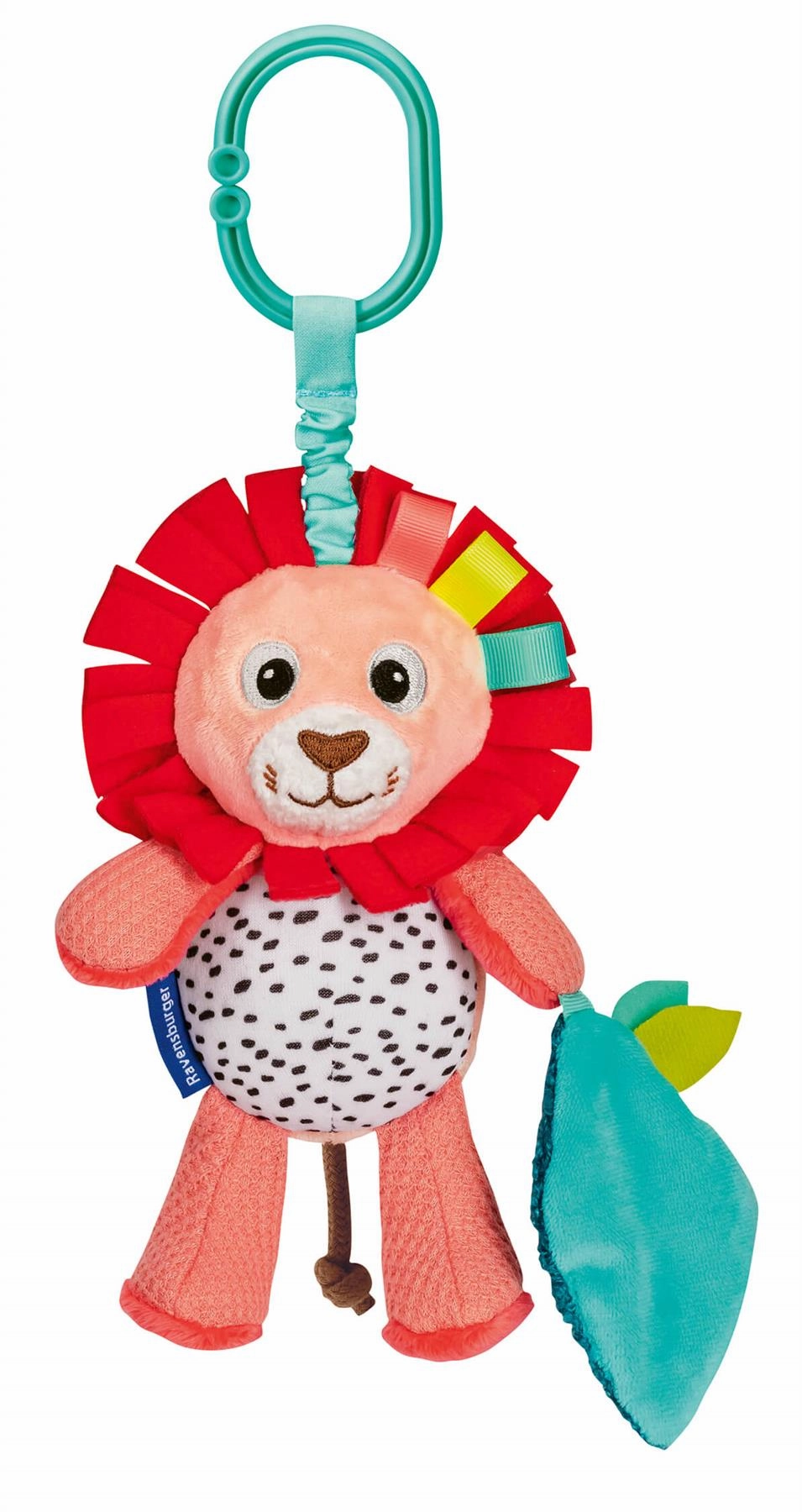 Play  Shake and Rattle Lion Soft Activity Toy with Rattle for Babies