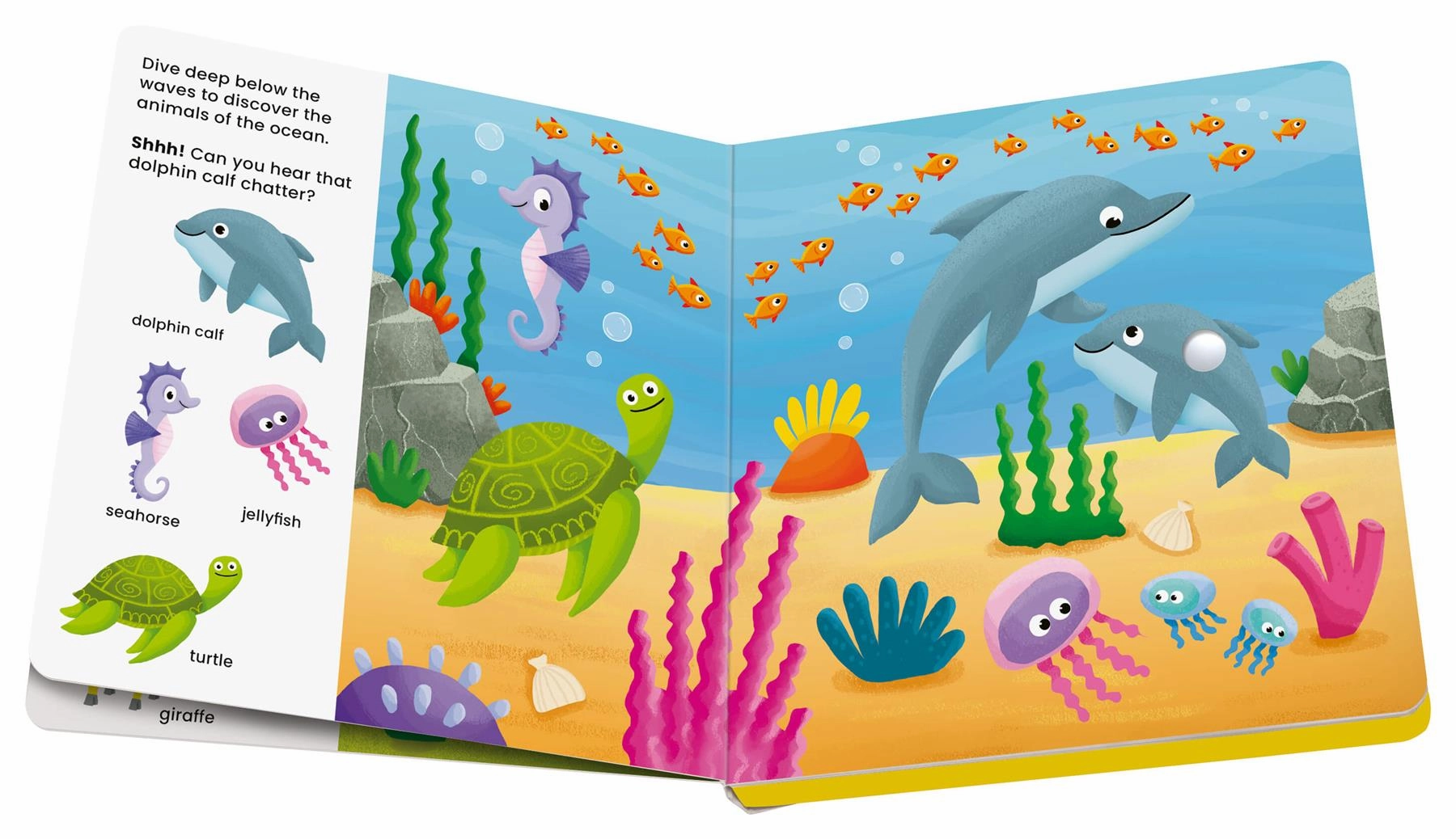 Play  ShhhWho's there? Baby Animals Search & Find Sound Book Age 1 