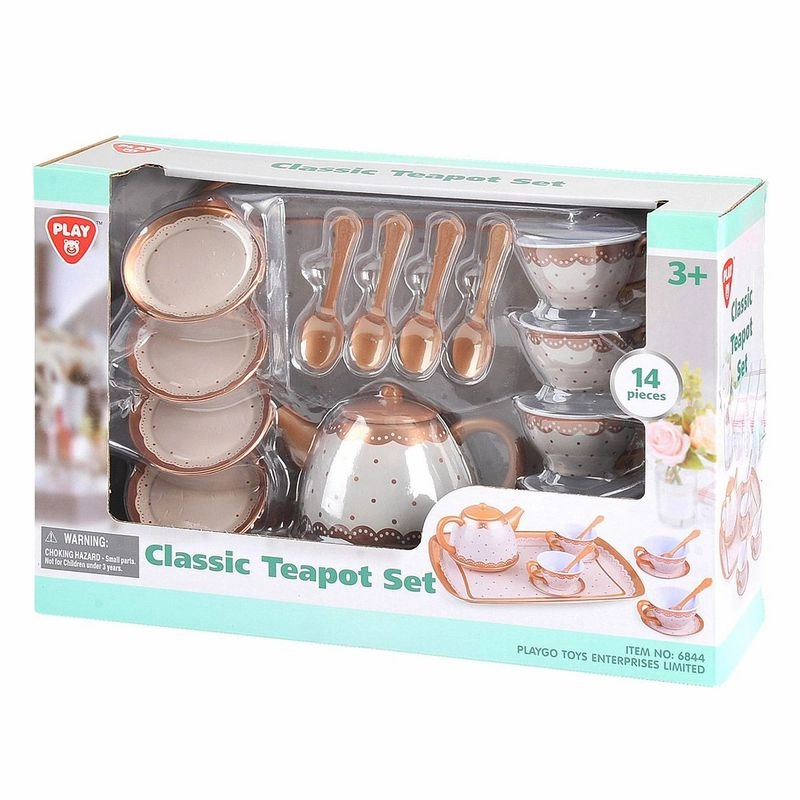Playgo Toys Ent. Ltd. Classic Teapot Set 14 Pieces