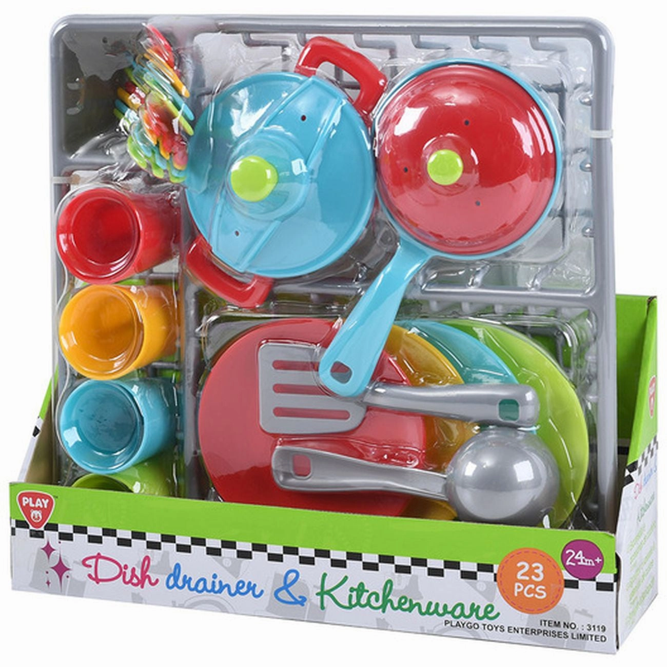 Playgo Toys Ent. Ltd. Dish Drainer Set 23 Piece