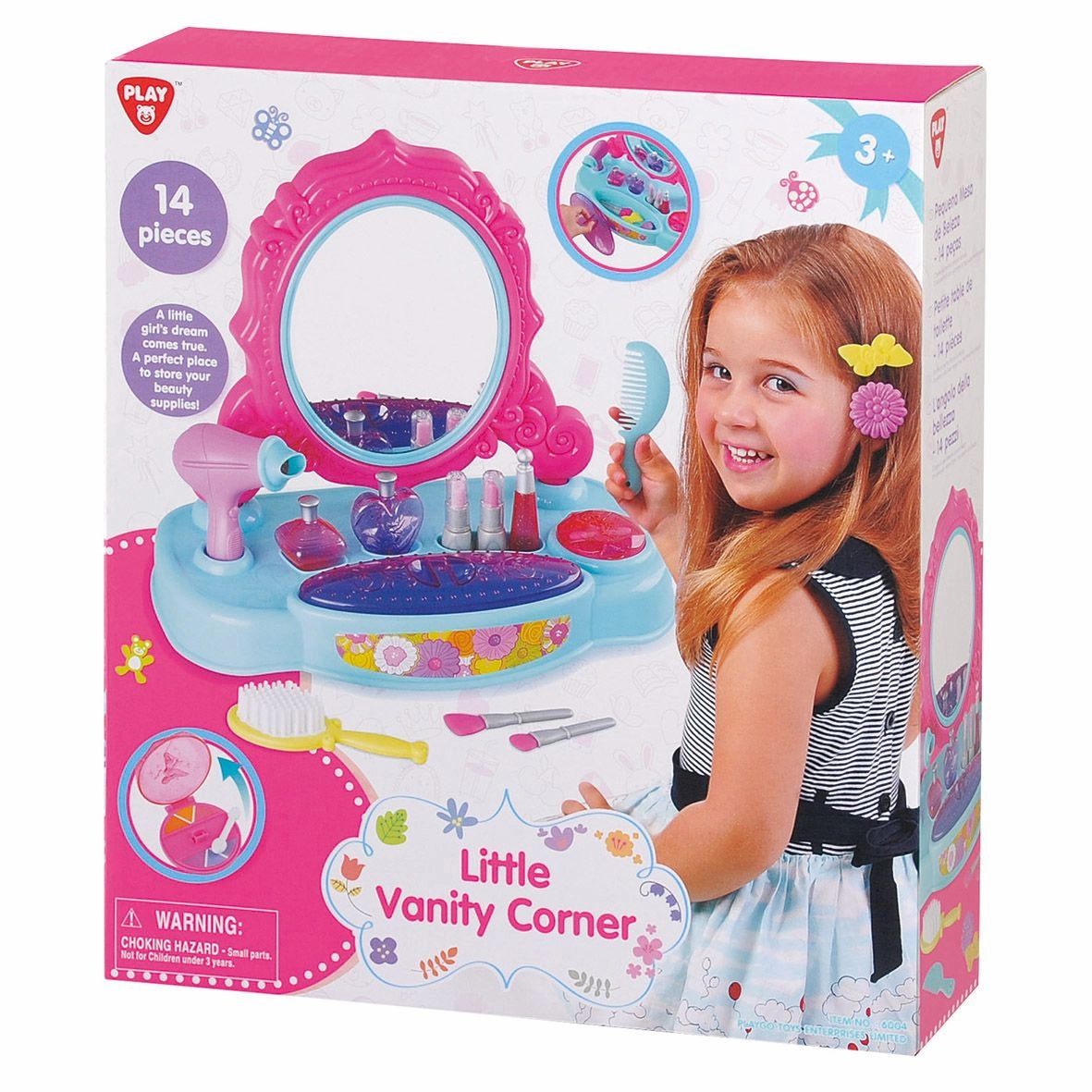 Playgo Toys Ent. Ltd. Little Vanity Corner 14Pieces