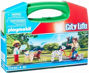 Playmobil City Life 70530 Puppy Playtime Carry Case for Ages 4 and Up