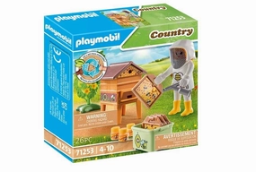 Playmobil Country 71253 Beekeeper & Beehive Playset for Ages 4 and Up