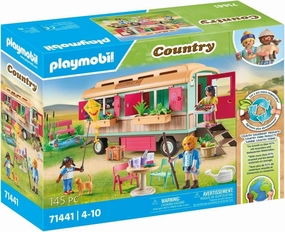 Playmobil Country 71441 Cosy Train Caf & Vegetable Garden for Ages 4 