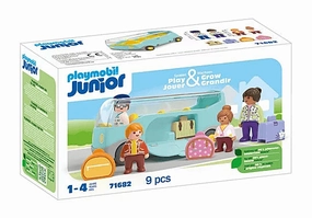 Playmobil Junior 71682 Airport Shuttle Bus Playset for Ages 1 and Up