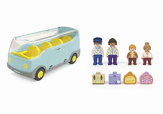 Playmobil Junior 71682 Airport Shuttle Bus Playset for Ages 1 and Up
