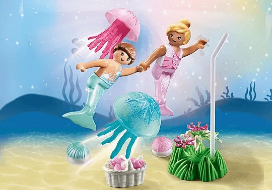 Playmobil Princess Magic 71504 Little Mermaids & Jellyfish for Ages 4 