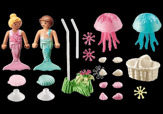 Playmobil Princess Magic 71504 Little Mermaids & Jellyfish for Ages 4 