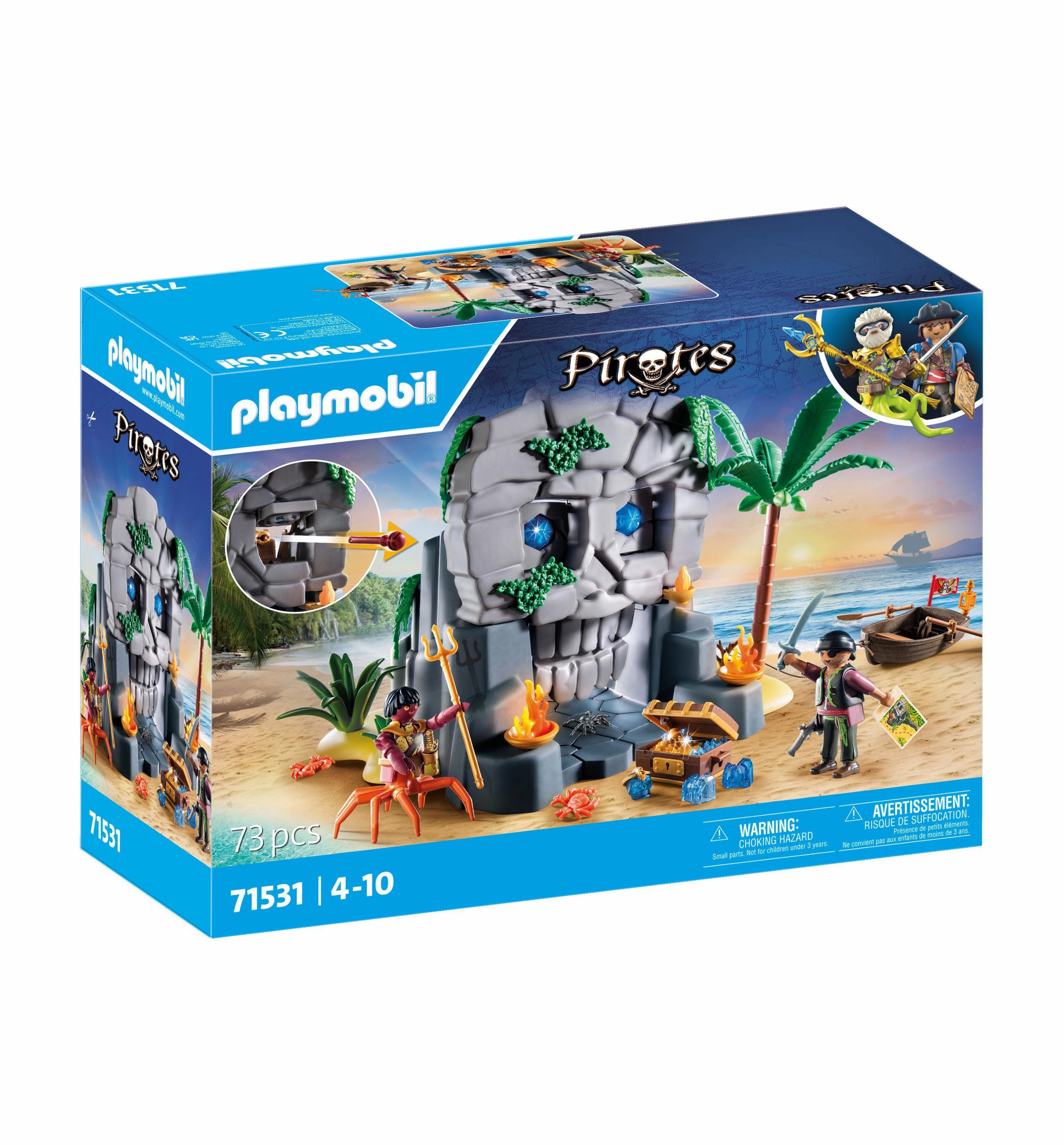 PLAYMOBIL Skull Island Treasure Hunt Adventure Set